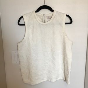 Anthropologie high neck sleeveless top